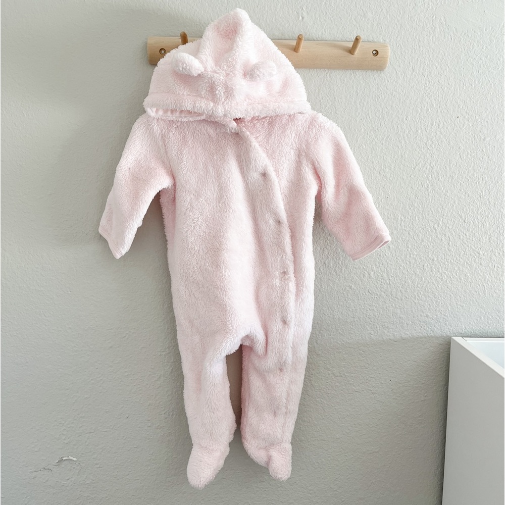 Super Soft Light Pink Bear Suit